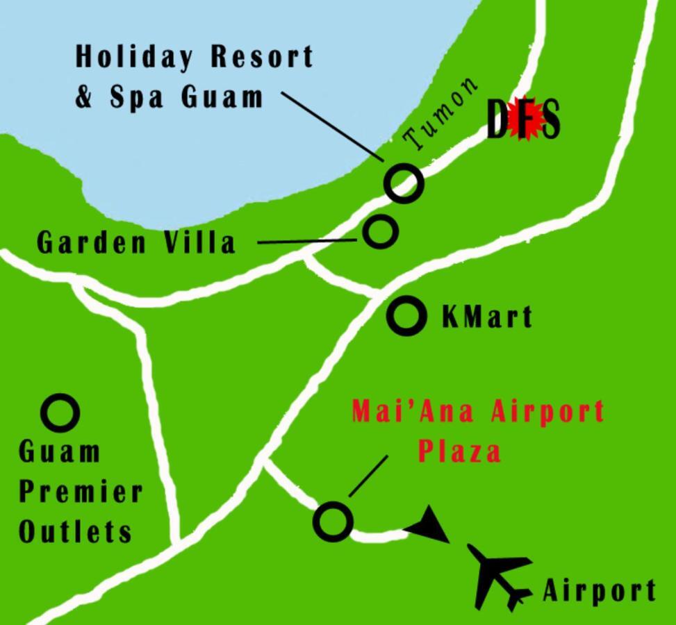 Mai'Ana Airport Plaza Aparthotel Tamuning Exteriör bild